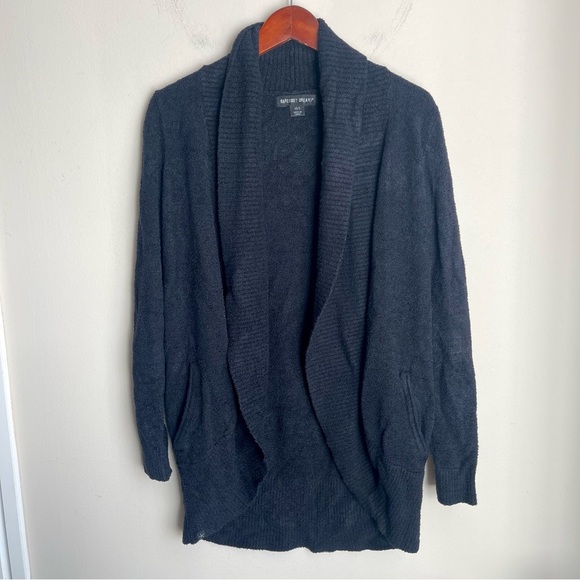 Barefoot Dreams CozyChic Lite® Circle Cardigan Black Style 452 Women's Size XS/S - Picture 3 of 8